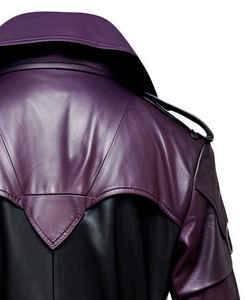 Abrigo largo para hombre estilo Neo Matrix, gabardina de invierno de cuero genuino marrón, abrigo grueso y cálido de longitud media, a la moda - Product Image 5