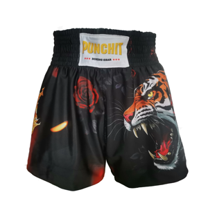 กางเกงมวยไทยสั่งทำพร้อมโลโก้สำหรับสโมสร - ระบายอากาศได้ดี แห้งเร็ว เหมาะสำหรับผู้ใหญ่ทั้งชายและหญิง ใช้สำหรับชกมวยและศิลปะการต่อสู้ - Product Image 1