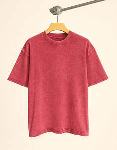 Custom Streetwear T <b>Shirts</b> Manufacturer 100% Cotton Regular Fit Acid Wash DTG DTF Printing Eco-Friendly High Quality Low MOQ - Product Image 2