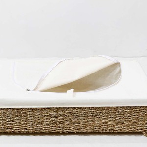 Caja de Almacenamiento Rectangular Tejida a Mano de Artex Dong Thap, de Mimbre, Rústica, Ecológica, Multifuncional, con Forro de Tela para Decoración del Hogar - Product Image 5