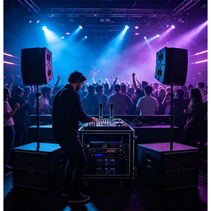 Professional Line <strong>Array</strong> PA System 4x VRX932LA 12" Neo Tops 2x VRX918S 18" Subs 8CH Mixer 4CH Amp Wireless <strong>Mic</strong> Sequencer - Product Image 3