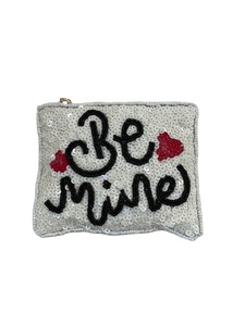 Beaded XOXO stylish hand embroidery beaded coin <b>pouch</b> wholesale Glass Seed Beads coin <b>pouch</b> bag with <b>mini</b> zipper bag purse - Product Image 6