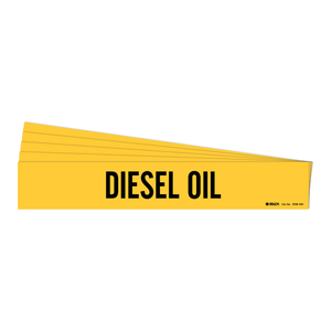 Marqueur de tuyau flexible résistant aux UV et aux produits chimiques Brady pour l'identification des tuyaux d'huile diesel industriels - Product Image 3