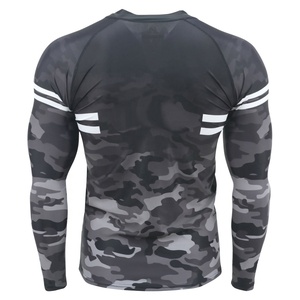Garde-éruption à manches longues avec LOGO personnalisé MMA Rush Guard grande taille à compression prix de gros - Product Image 2