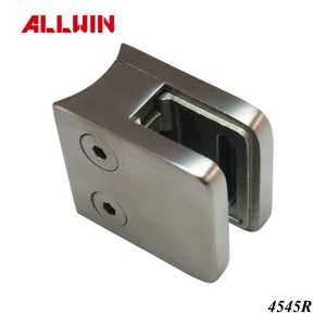 Square Stainless Steel Security Pin Glass Clamp for Glass Security Plate Inch Measurement System - Product Image 3