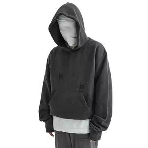 Sweat-shirts à capuche oversize pour femmes et couples, pulls épais vintage délavés à l'acide 2026 - Product Image 4