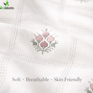 Premium Super King Cotton <b>Bedding</b> <b>Set</b> | Soft Printed Bedspread with Pillow Covers Breathable Durable Elegant Textile Collection - Product Image 3