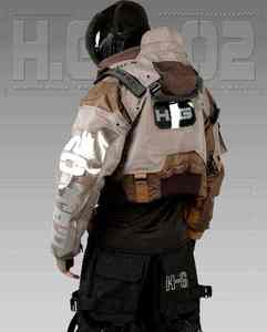 Veste technique pour homme, style cyberpunk, streetwear, multi-poches, coupe-vent imperméable, cargo urbain, veste utilitaire à capuche - Product Image 5