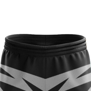 Men's Black Pink Gray Sublimation Printed Sporty Sweatpants Elastic Waist Quick Dry Lightweight Summer Wear - Product Image 3