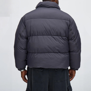 Veste matelassée unisexe personnalisée de haute qualité, col montant brillant, style décontracté, vente en gros, toutes tailles - Product Image 4