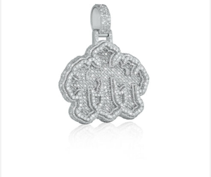 Pendentif Croix Entièrement Sertie de Cristaux, Plaqué Rhodium, en Alliage avec Strass en Cristal, Bijou Unisexe, Cadeau Religieux Chrétien - Product Image 3