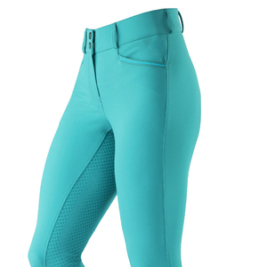High Quality 4-way Stretch Horse Riding Breeches <b>Leggings</b> Tights <b>Equestrian</b> Wear Pants on Technical Fabric with Soft Feel - Product Image 2