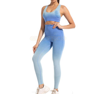 Conjunto Deportivo Premium para Mujer, Bra Deportivo Sin Costuras con Leggings de Cintura Alta para Yoga, Pilates y Sesiones de Gimnasio - Product Image 2
