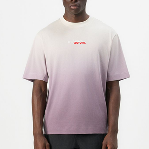 Camiseta Urbana Oversize Ombre de Algodón Pesado 240 GSM con Efecto Degradado y Manga Corta - Fabricante de Moda Urbana - Product Image 1