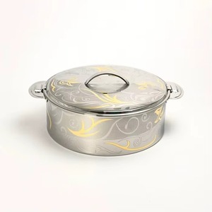 Ollas de Acero Inoxidable Redondeadas de Alta Calidad, Cazuelas en Oferta, Plato para Servir, Fabricadas en India - Product Image 1
