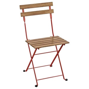 Ensemble bistro pliant en bois | Table d'extérieur peu encombrante et 2 chaises | Patio, balcon et jardin | Fabriqué au Vietnam - Product Image 2