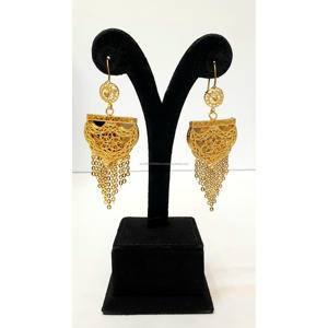 Luxury Collection Dubai 24KT Gold-Plated 4GRM Women's Hot-Selling New Fashion Diamond-Studded Earring <b>Ring</b> Parties Weddings - Product Image 4