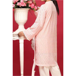 เสื้อยืดผู้หญิง SK สีชมพูแต่งไก่คาริ PE1148 - Product Image 1