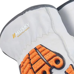 Warm Full Finger <b>Touchscreen</b> <b>Gloves</b> Black Acrylic Cotton Winter Outdoor Use Breathable Jacquard Wrist Length Sports - Product Image 3