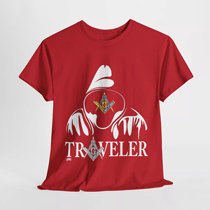 เสื้อเชิ้ตโลโก้หน่วยงานเมสัน ลายสี่เหลี่ยมและเข็มทิศ เสื้อยืดวินเทจสำหรับผู้ชาย คุณภาพสูง ผลิตตามสั่ง เสื้อแขนสั้น - Product Image 6