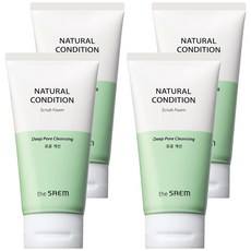 The Saem Natural Condition Scrub Cleansing Foam 150ml 4pz Sconto Miglioramento Pori con Acido Salicilico come Ingrediente Principale - Product Image 1