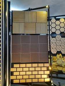 Panneaux muraux modernes en MDF et bois massif avec isolation acoustique 100% fibre de polyester, écologiques pour les chambres, les hôtels et les espaces commerciaux - Product Image 6