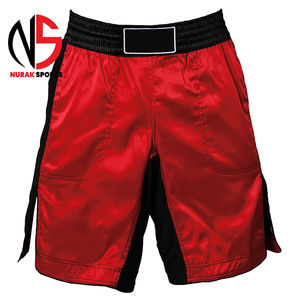 Shorts de boxe MMA personnalisés de haute qualité pour hommes, séchage rapide, respirants, en tissu Spandex/Polyester, faible MOQ, vente en gros chez Nurak 2026 - Product Image 5