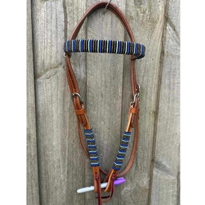 Collarín y Pechera de Cuero Marrón para Caballo Estilo Western, al Mejor Precio de Fabricante Indio - Product Image 1