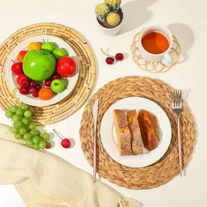 Juego de 13 cestas de pared Boho Chic hechas a mano estilo clásico decoración de mimbre y algas marinas varios tamaños y diseños listos para colgar - Product Image 2