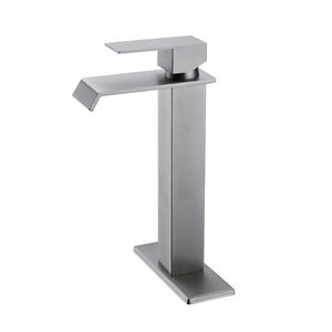 Rubinetto per Lavabo Bagno con Maniglia Singola e Getto a Cascata - Product Image 1