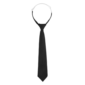<b>Boys</b> Pre-Tied <b>Black</b> Necktie Adjustable Strap School Uniform Accessory Formal <b>Tie</b> for Children - Product Image 1