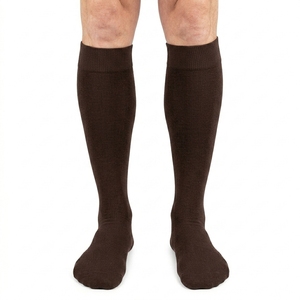 Simple Style Winter Crew <b>Socks</b> Anti-Bacterial Casual Thick Breathable Soft Material Comfortable Daily Wear Collection - Product Image 2