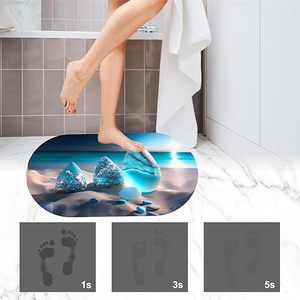 แผ่นรองอาบน้ำซิลิโคนดูดซับน้ำได้ดี สีสันสดใส ปรับแต่งได้ แห้งเร็ว กันลื่น - Product Image 4