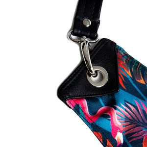 เสื้อกั๊กช่างตัดผมแฟนซีลายฟลามิงโก - Product Image 2