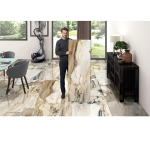 Azulejos de pared de cerámica con diseño de mármol marfil Beige 80x240 Precio de fábrica Foshan Chapa de granito pulido Porcelana 800x2400 Mosaico - Product Image 6