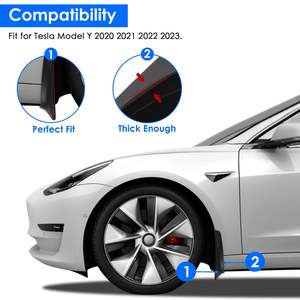Guardabarros de Repuesto sin Perforación para Tesla Model Y, Protección contra Sedimentos con Accesorios para Camioneta - Product Image 6