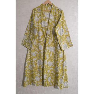 Kimono de Algodón con Estampado Floral, Ligero y Estilo Boho para Mujer, Ropa de Verano para Resort, Transpirable y de Secado Rápido - Product Image 3