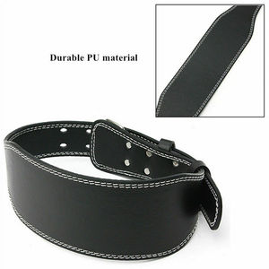 Ceinture de musculation réglable antidérapante en cuir de vachette de 4 pouces pour le soutien du dos, idéale pour le développement musculaire, unisexe, OEM, vente chaude - Product Image 5