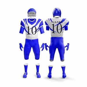 Uniformes de football américain 100% polyester, coupe ajustée, respirants, anti-transpiration, antibactériens, séchage rapide, grandes tailles, impression personnalisée - Product Image 6