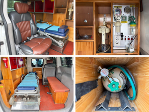 Ambulance Hyundai Grand Starex H-1 2016, toit haut, diesel, automatique, véhicule de transport médical, sauvetage d'urgence, diesel, coréen - Product Image 4
