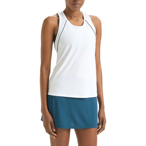 Low MOQ Best OEM Service Custom Logo and Style Women Tennis Shirt Sleeveless Breathable Comfortable Quick Dry Tennis Shirt - Product Image 1