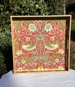 Plateau de service en émail à motif unique, inspiré de la culture indienne du Rajasthan, grand plateau pour collations, disponible à l'international à prix ciblé - Product Image 4