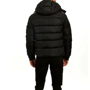 <b>Cheap</b> Price Men Hooded <b>Puffer</b> <b>Jacket</b> OEM Customized Logo Solid Color Waterproof Breathable Bubble Quilted Vintage Winter Outdoor - Product Image 5