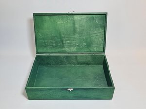 Caja Organizadora Decorativa de Madera Verde, Perfecta para Almacenamiento en la Mesa, Decoración del Hogar y Objetos Personales - Product Image 4