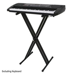 Soporte de Teclado Doble en Forma de X Negro, Reemplaza 57435105, Soportes y Bases para Teclado - Product Image 2