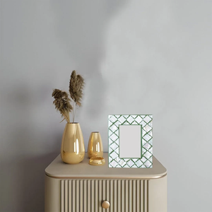 FAIZA CRAFT FC-277 - Marcos de Fotos Cuadrados Verticales Hechos a Mano con Incrustaciones de Madreperla, Resistentes al Agua, para Decoración del Hogar - Product Image 6