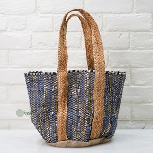 Sac fourre-tout tendance 2026 de style bohème, éco-responsable, fait main, 100 % fibre de jute biologique, sac messager pour femme par une femme indienne - Product Image 3