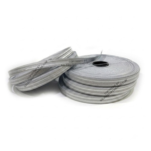 Silver Metallic Airline Lace Trim For Uniform Sleeves Cuffs And Decorative Borders for Ceremonial Uniforms and Accessories - Product Image 1