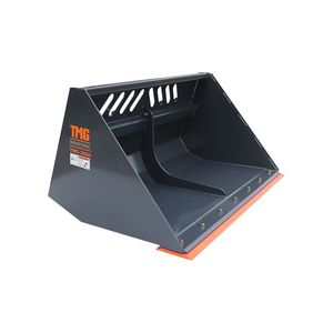 Godet à neige/mulchage robuste de 60 po pour mini-chargeuse, bord à bords coupés, capacité de charge de 1500 lb, fixation rapide universelle pour TMG SN60 de 5 tonnes, Nouveau - Product Image 1