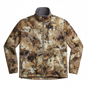 Chaqueta Táctica de Camuflaje para Hombre, Forro Polar, Cierre de Cremallera, Estilo Pullover, Abrigo Térmico para Exteriores - Product Image 1